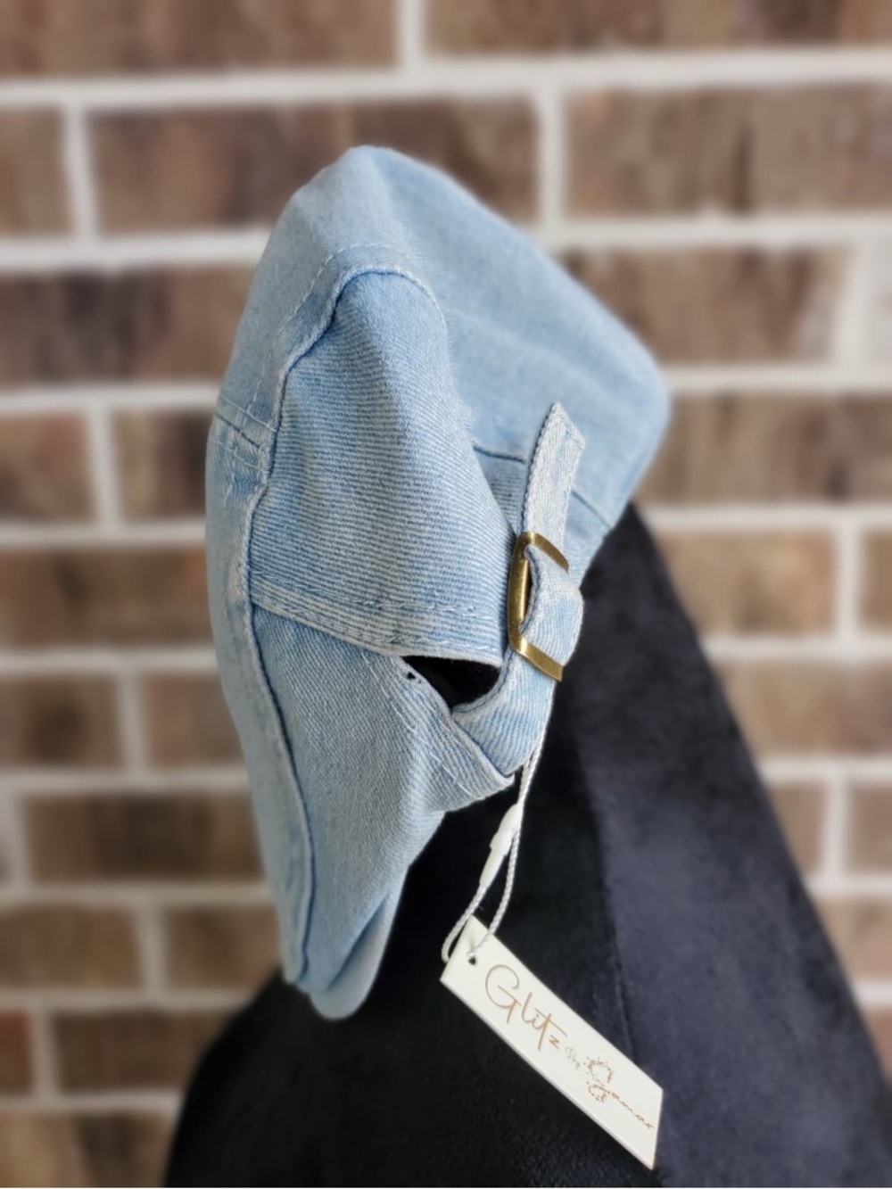 Light Blue Denim Adjustable Hat